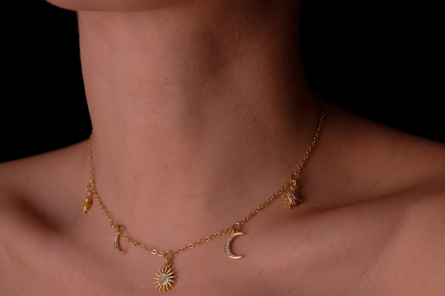 Sky Charms Choker