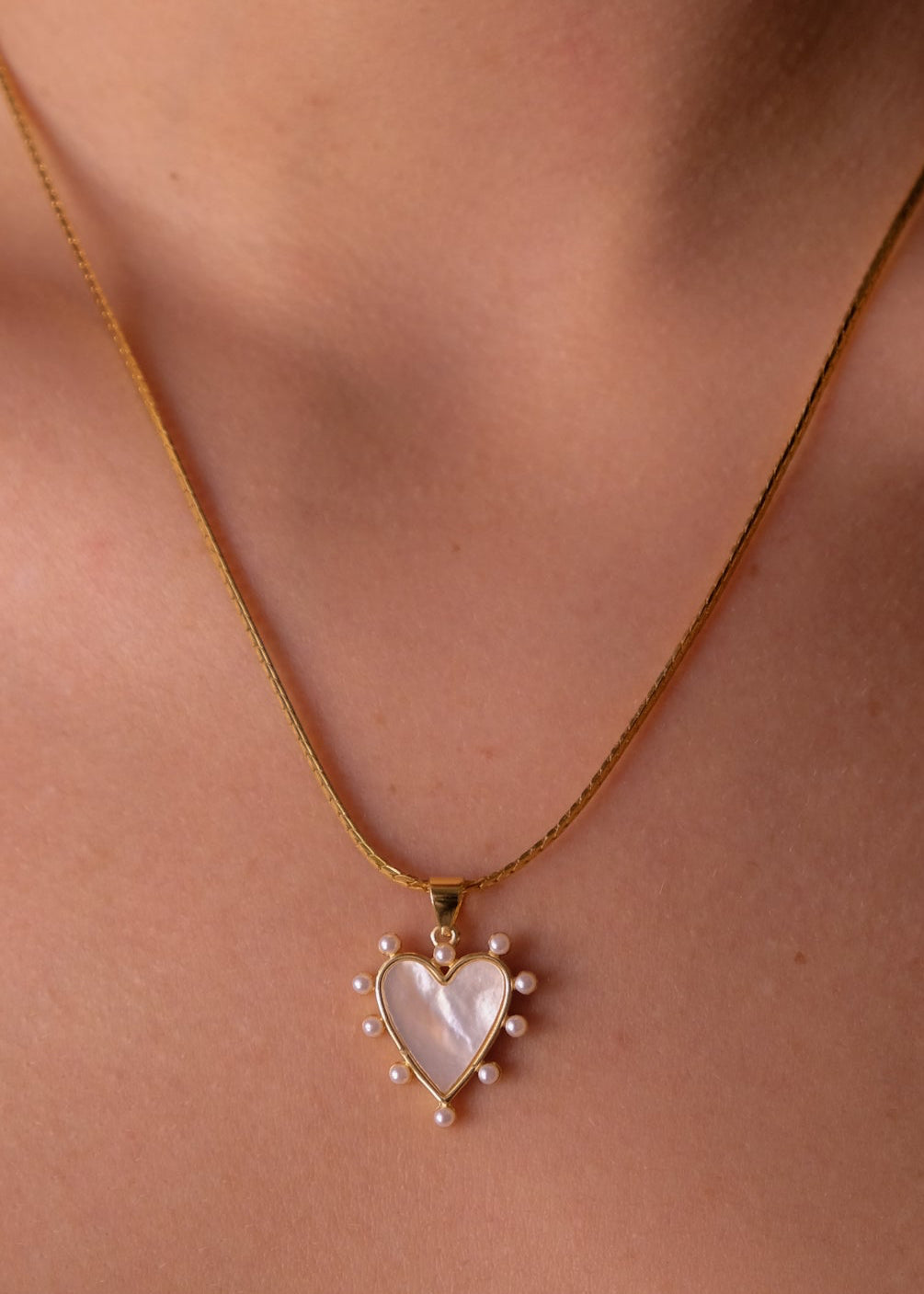 Moon Heart Necklace
