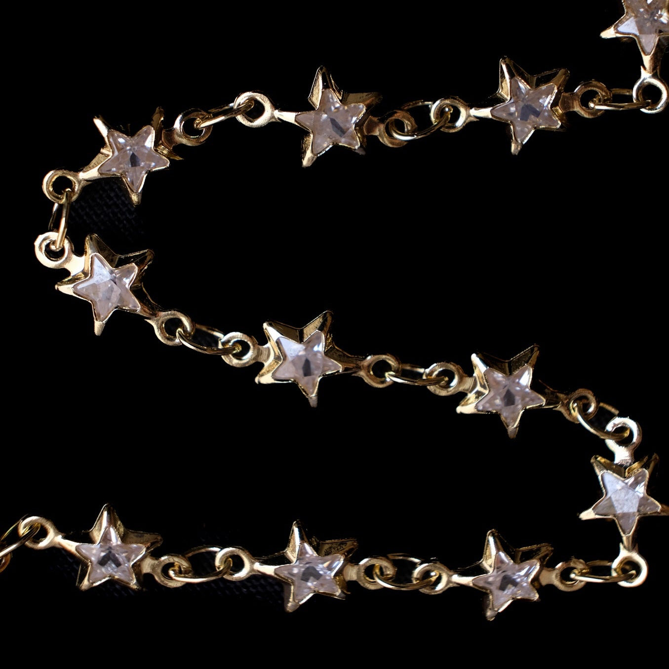 Crystal stars bracelet