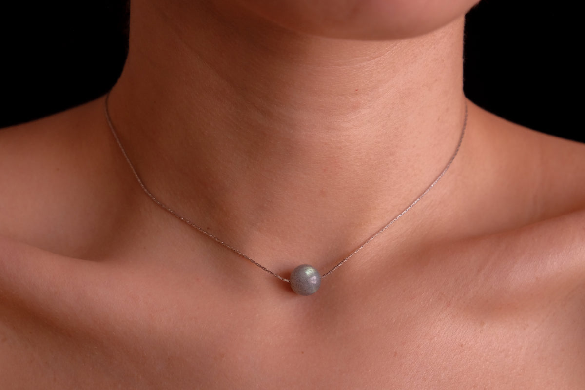 Intuition Orb Silver Choker