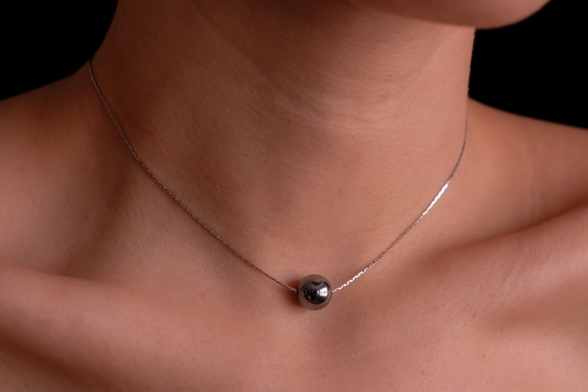 Terahertz Orb Silver Choker