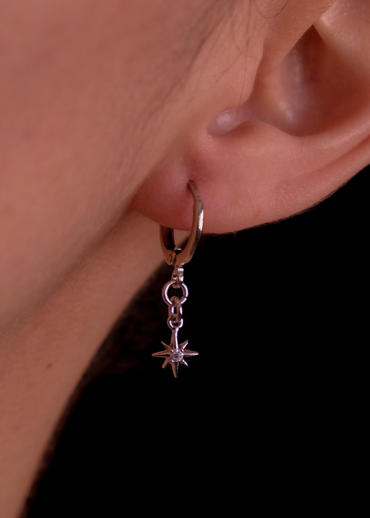 Baby Stars Silver Earrings