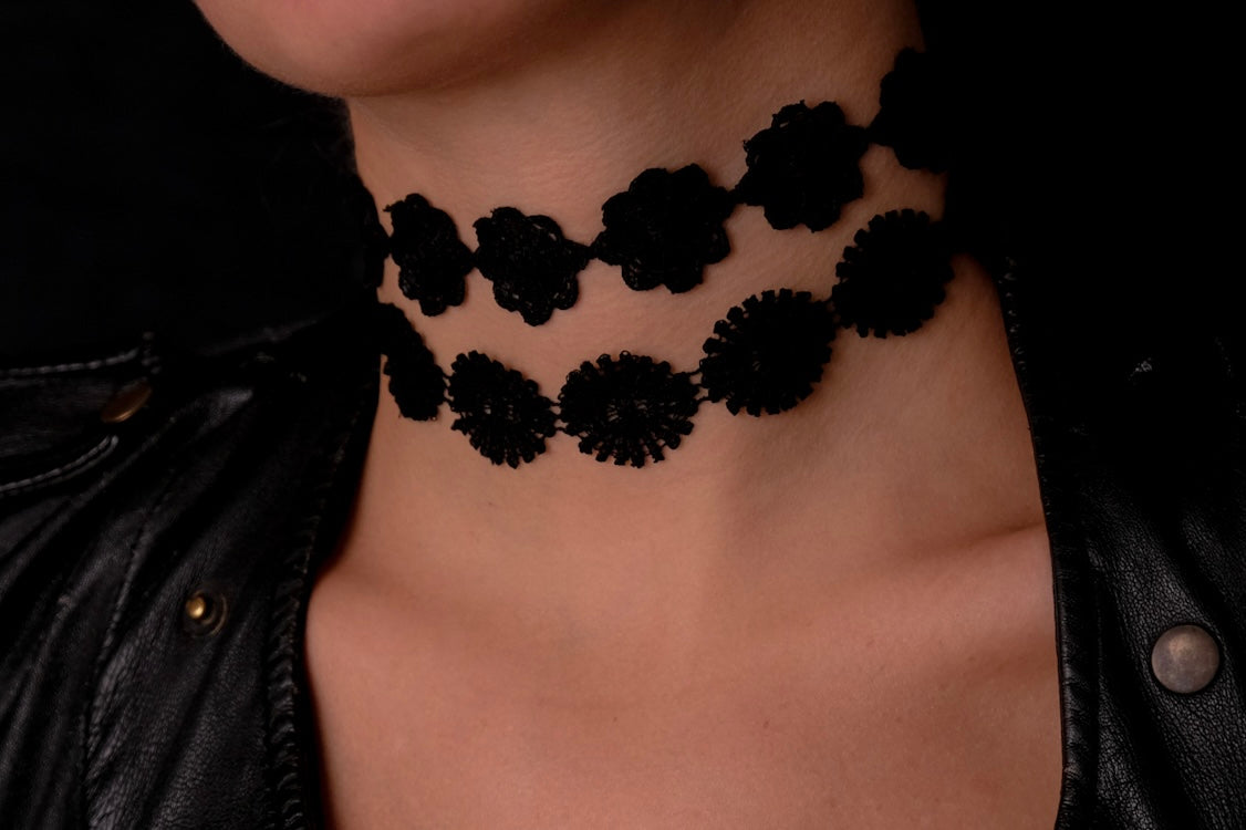 Flowers set choker