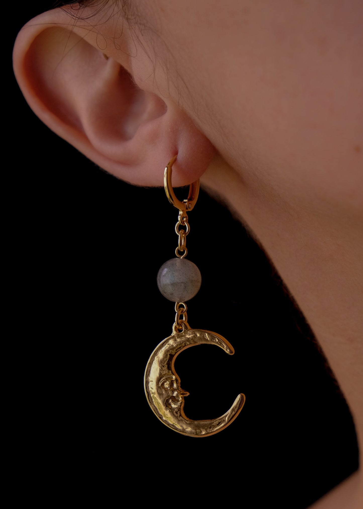 Moon• Sun • Aura Earrings
