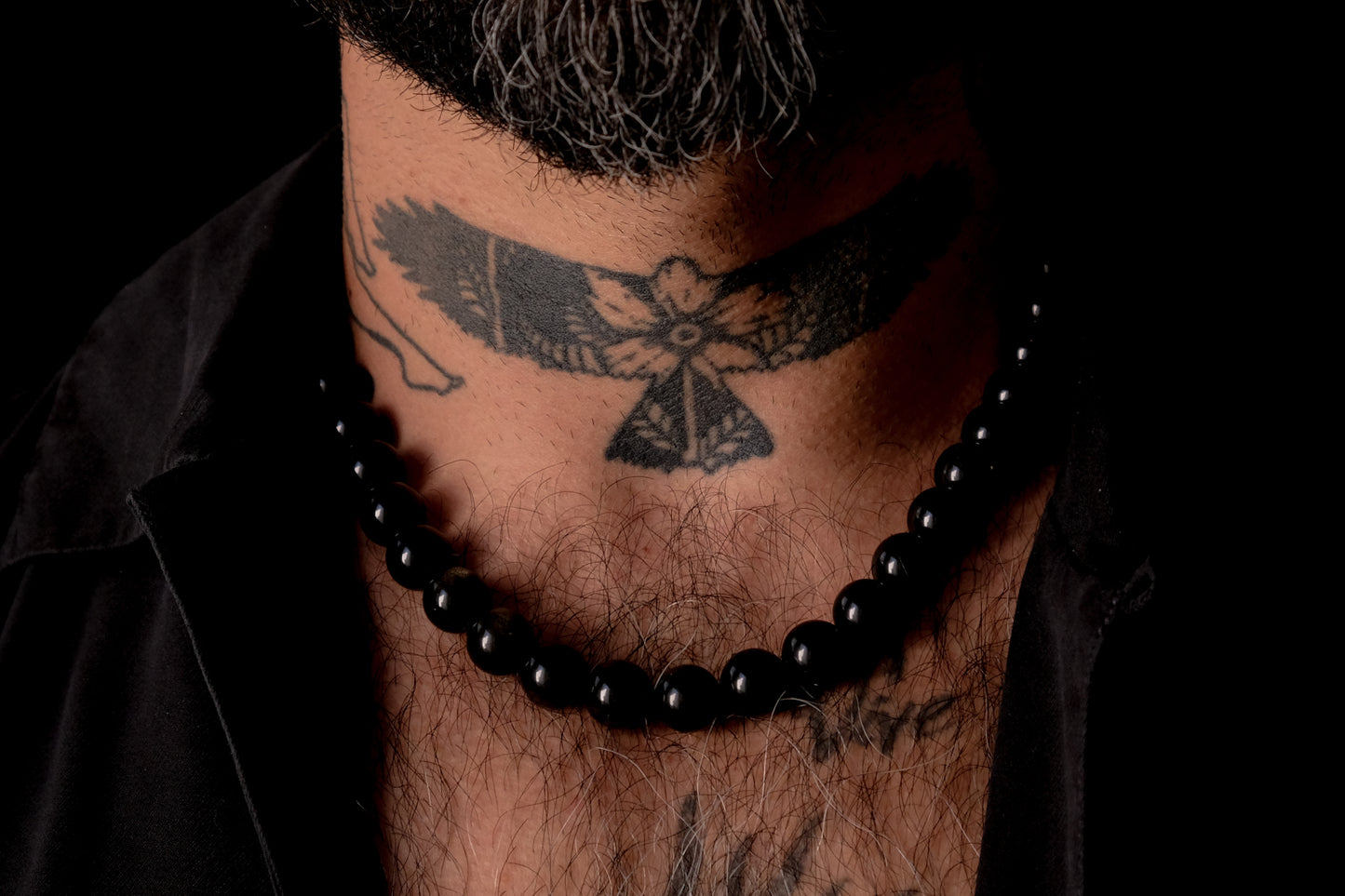Obsidiana dorada collar