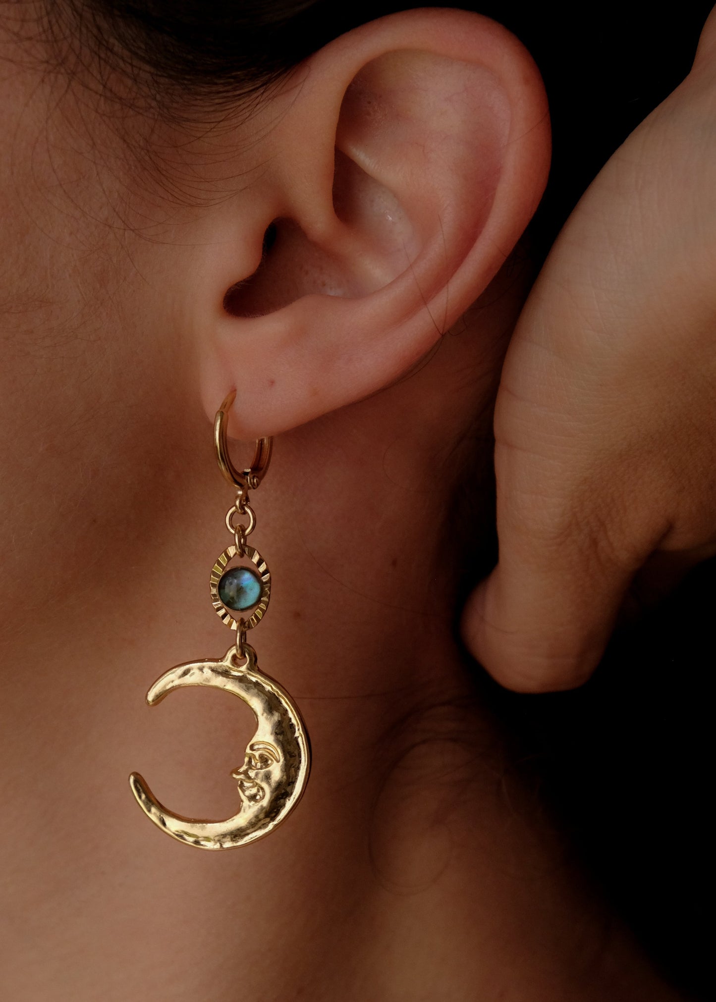 Moon • Acid Earrings