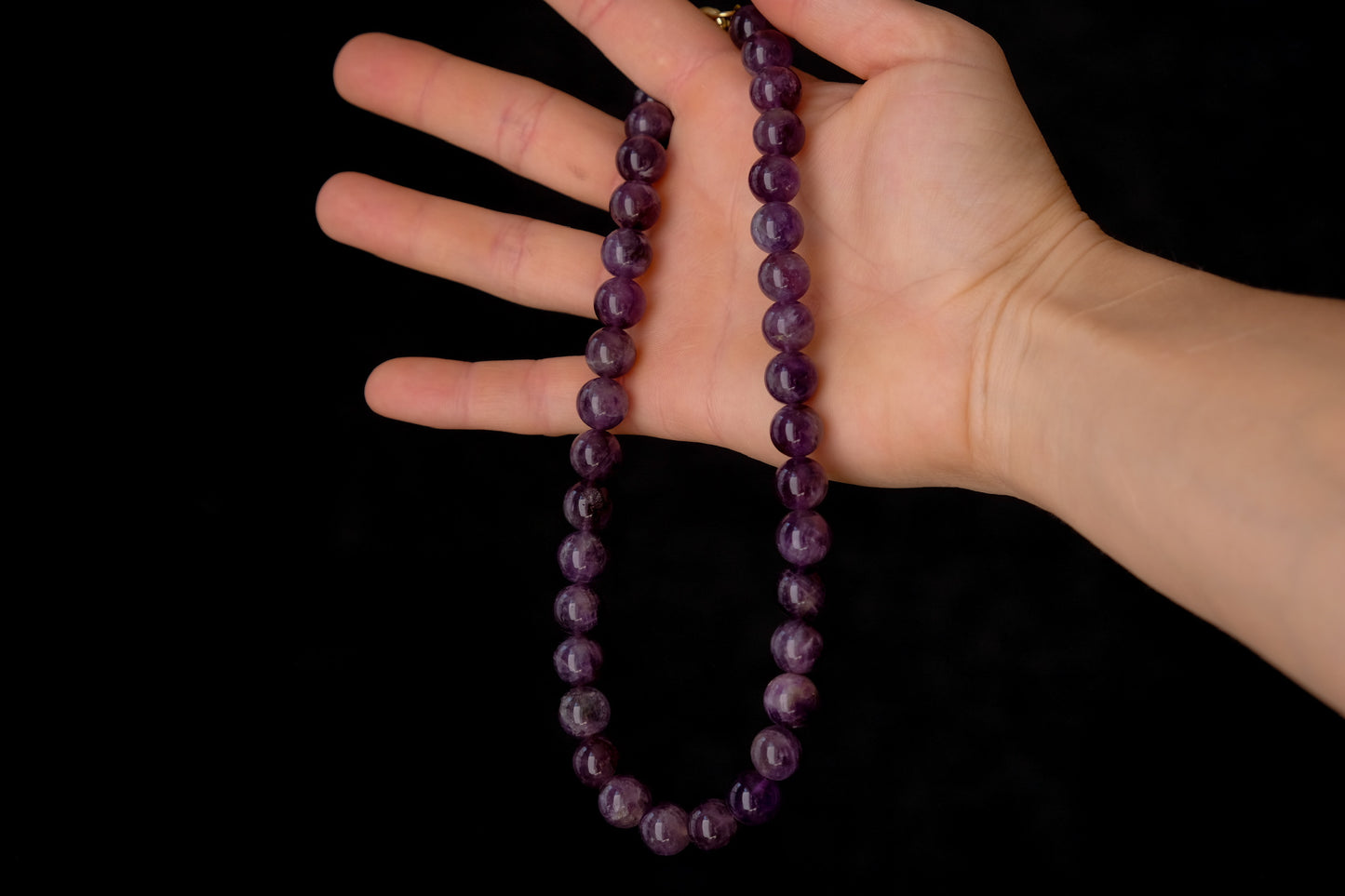 amethyst stone choker