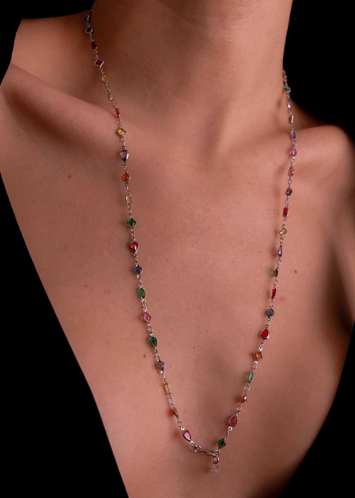 Chroma Silver Necklace 65