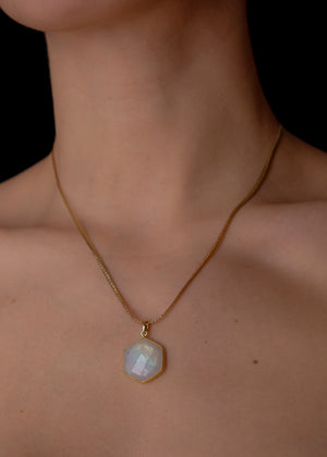 Moon stone hexagon