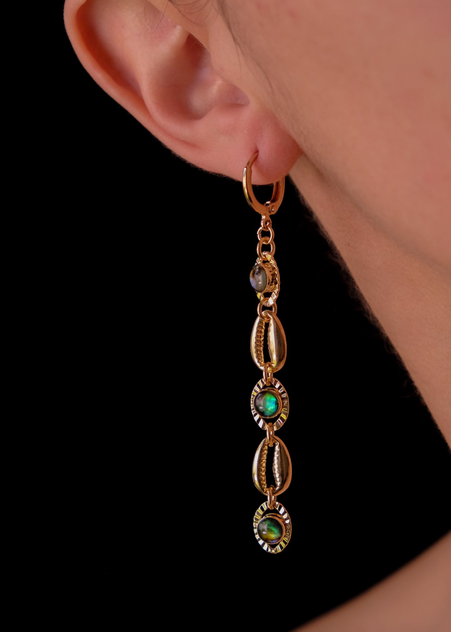 Acid Sea Earrings
