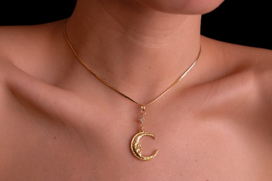 Moon • Star Choker