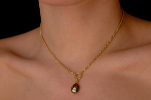 Purple pearl choker