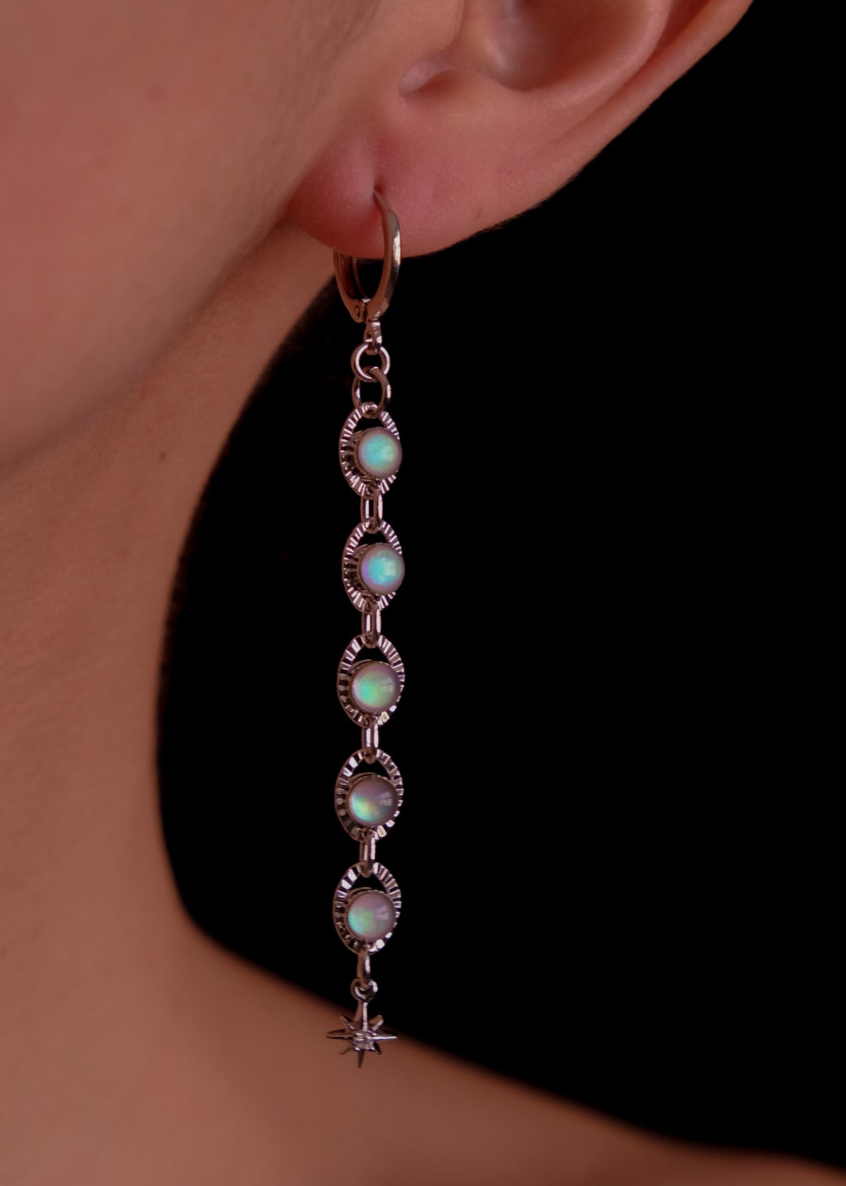 Halo Silver Earrings