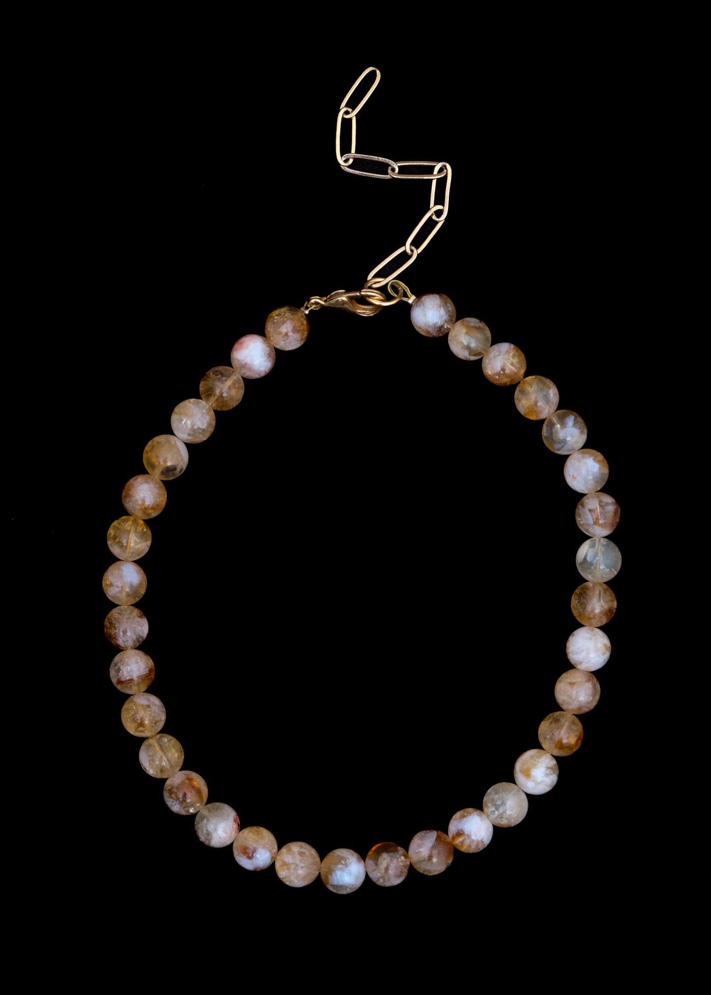 cuarzo citrino collar