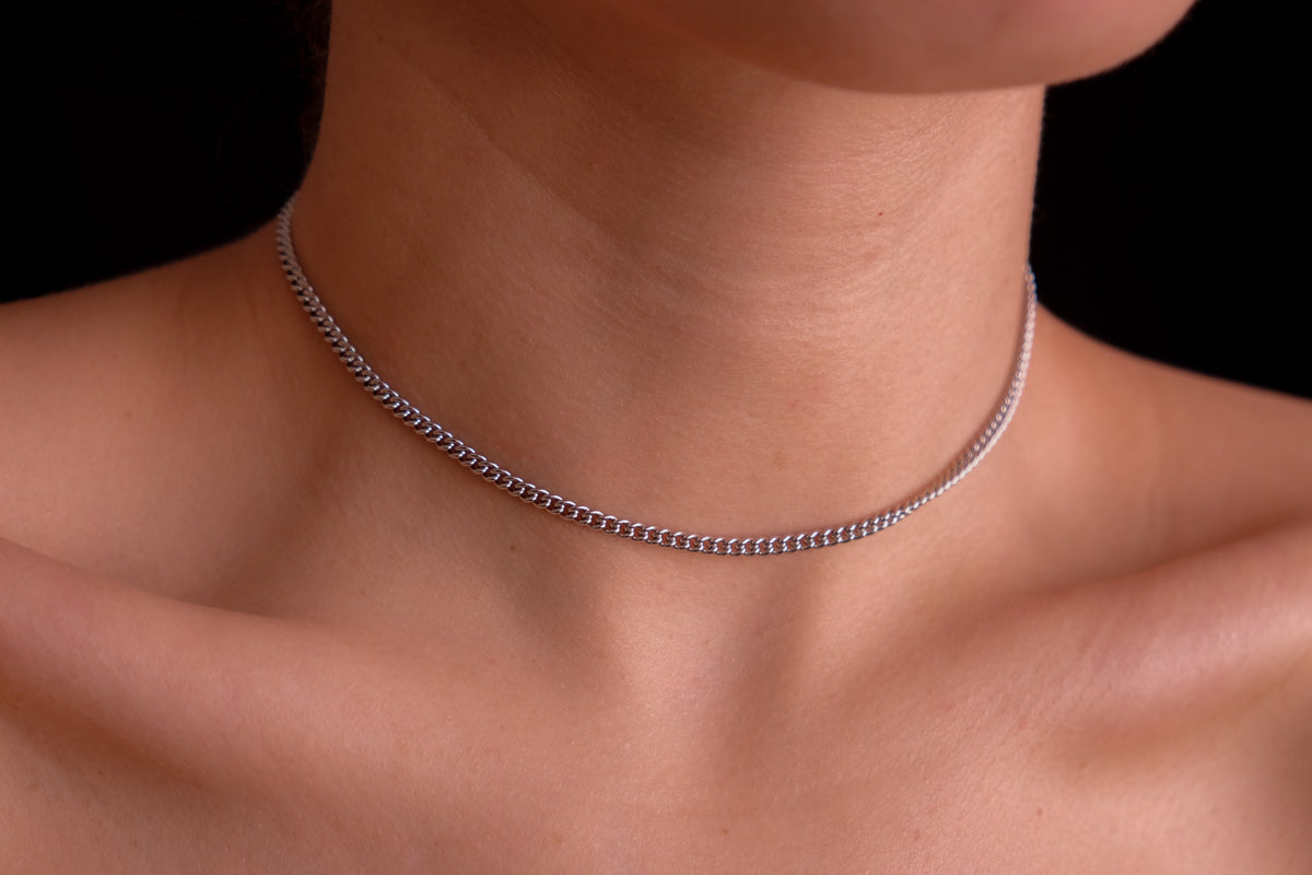 Silver Chain I Choker