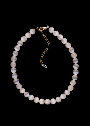 Selenite stone choker