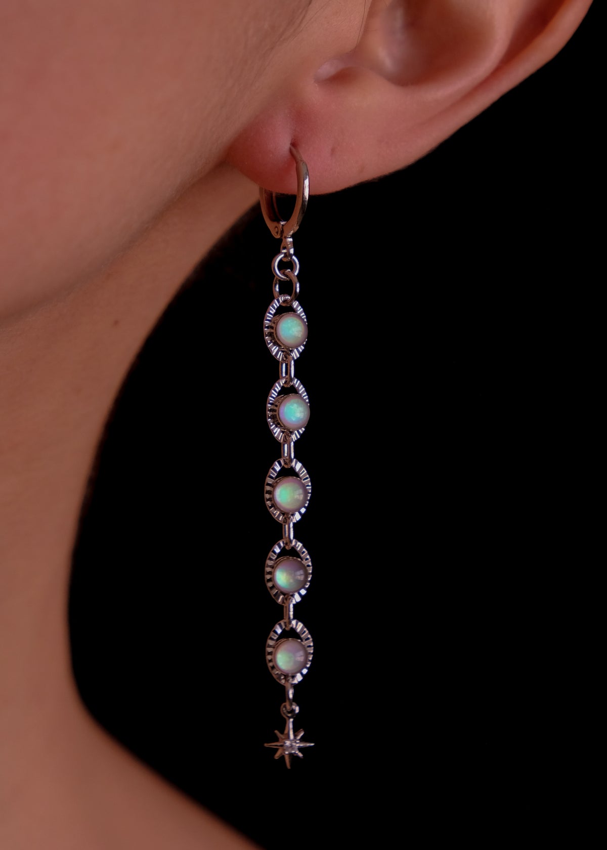 Halo Silver Earrings