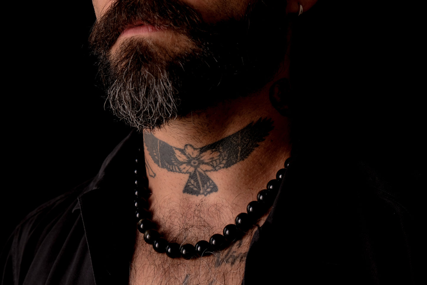 Obsidiana dorada collar