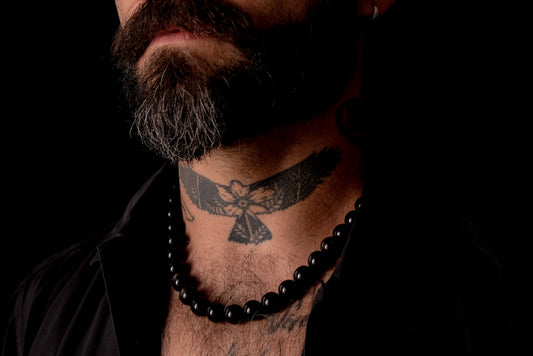 Obsidiana dorada collar