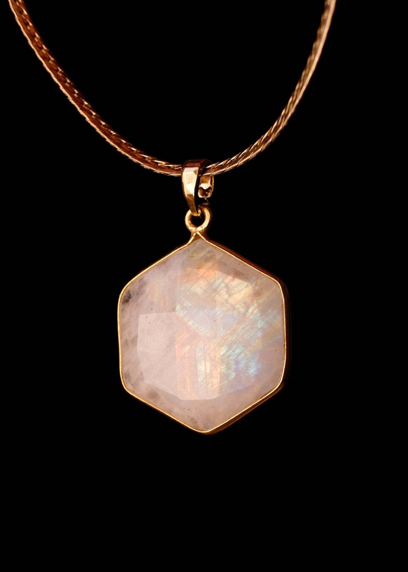 Moon stone hexagon
