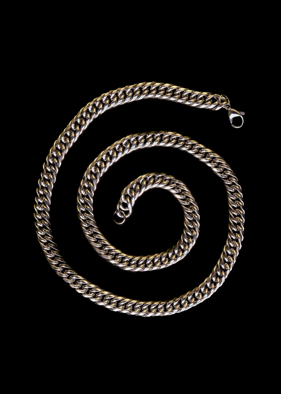 Flat chain necklace