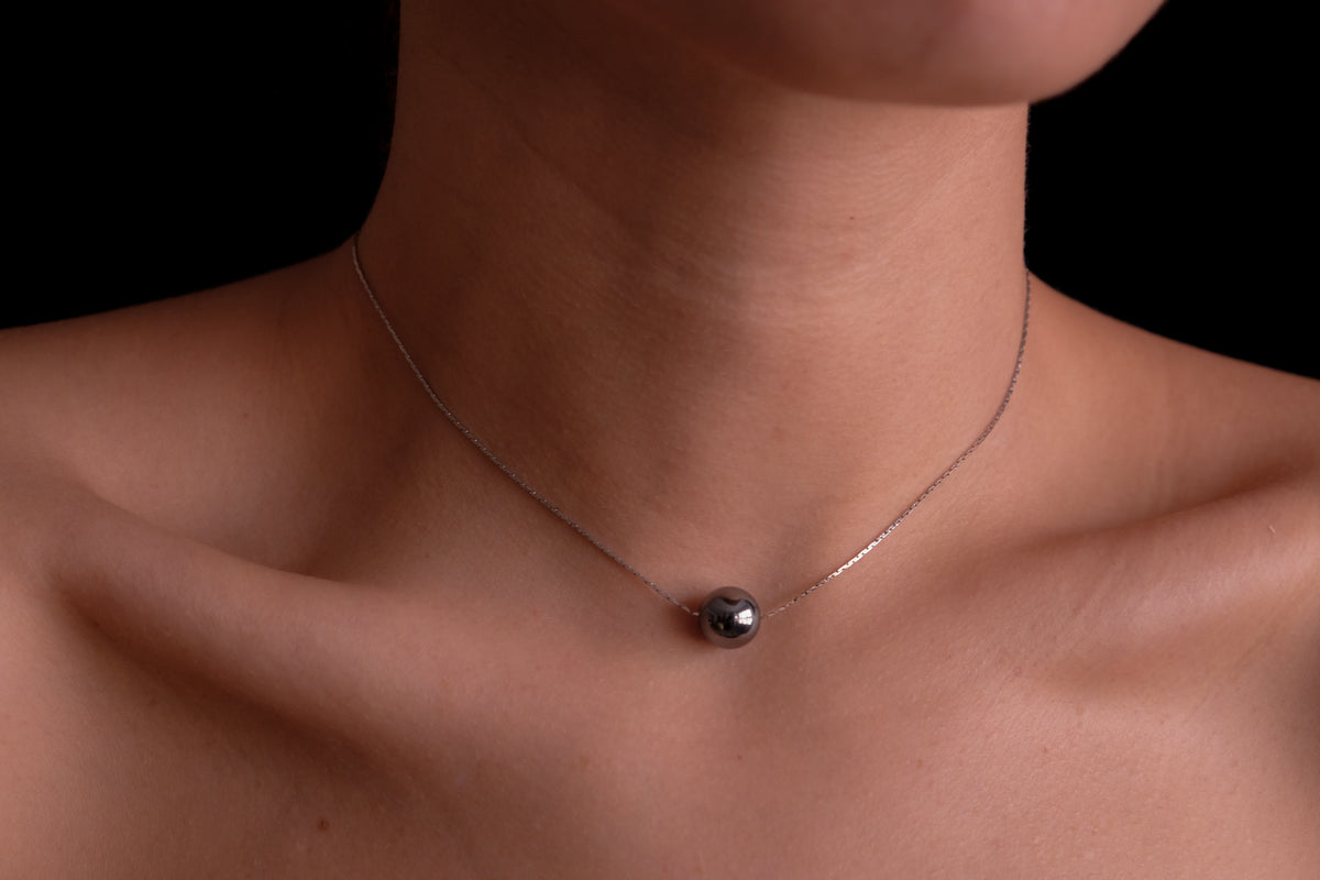 Terahertz Orb Silver Choker