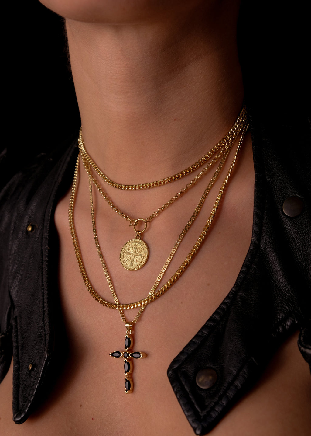 St. Benito & cross set