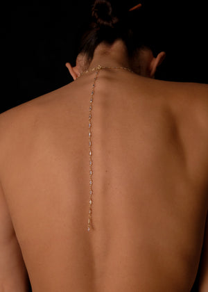 Crystal Rectangle Necklace