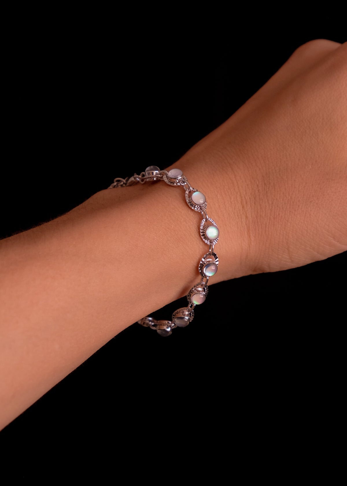 Halo Silver Bracelet