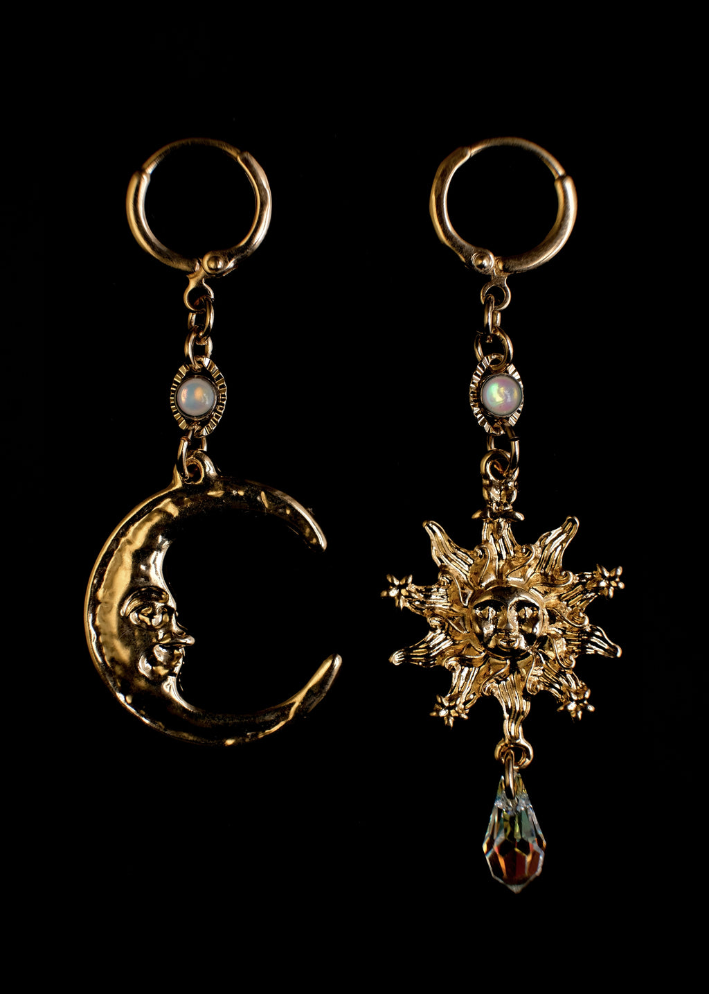 moon and sun and crystal