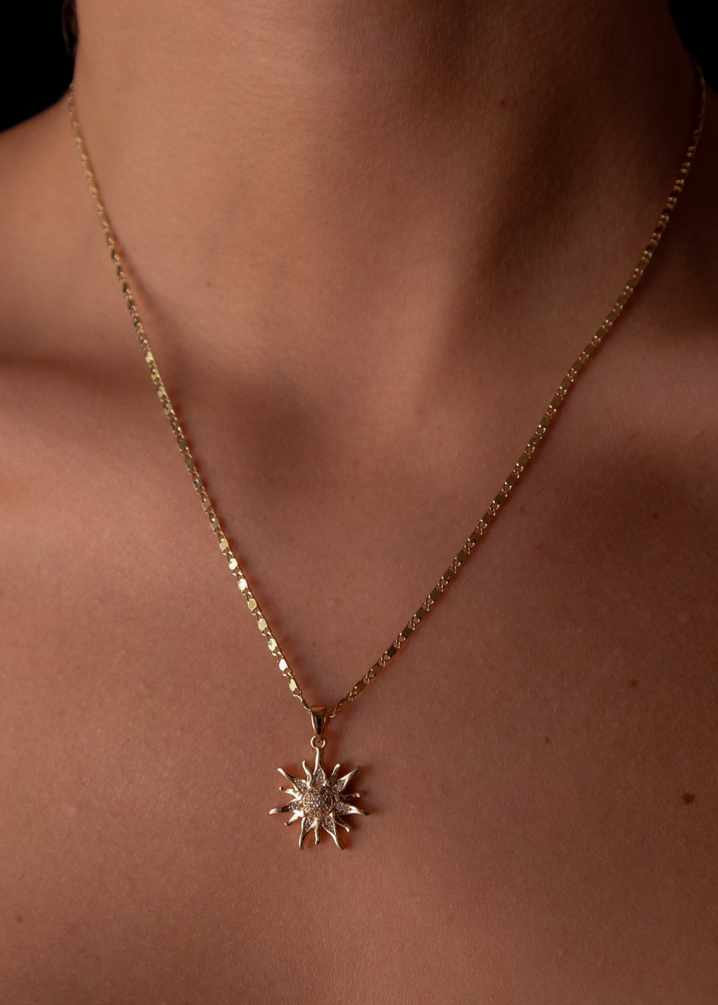 Sun necklace