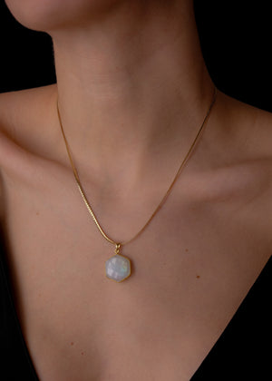 Moon stone hexagon