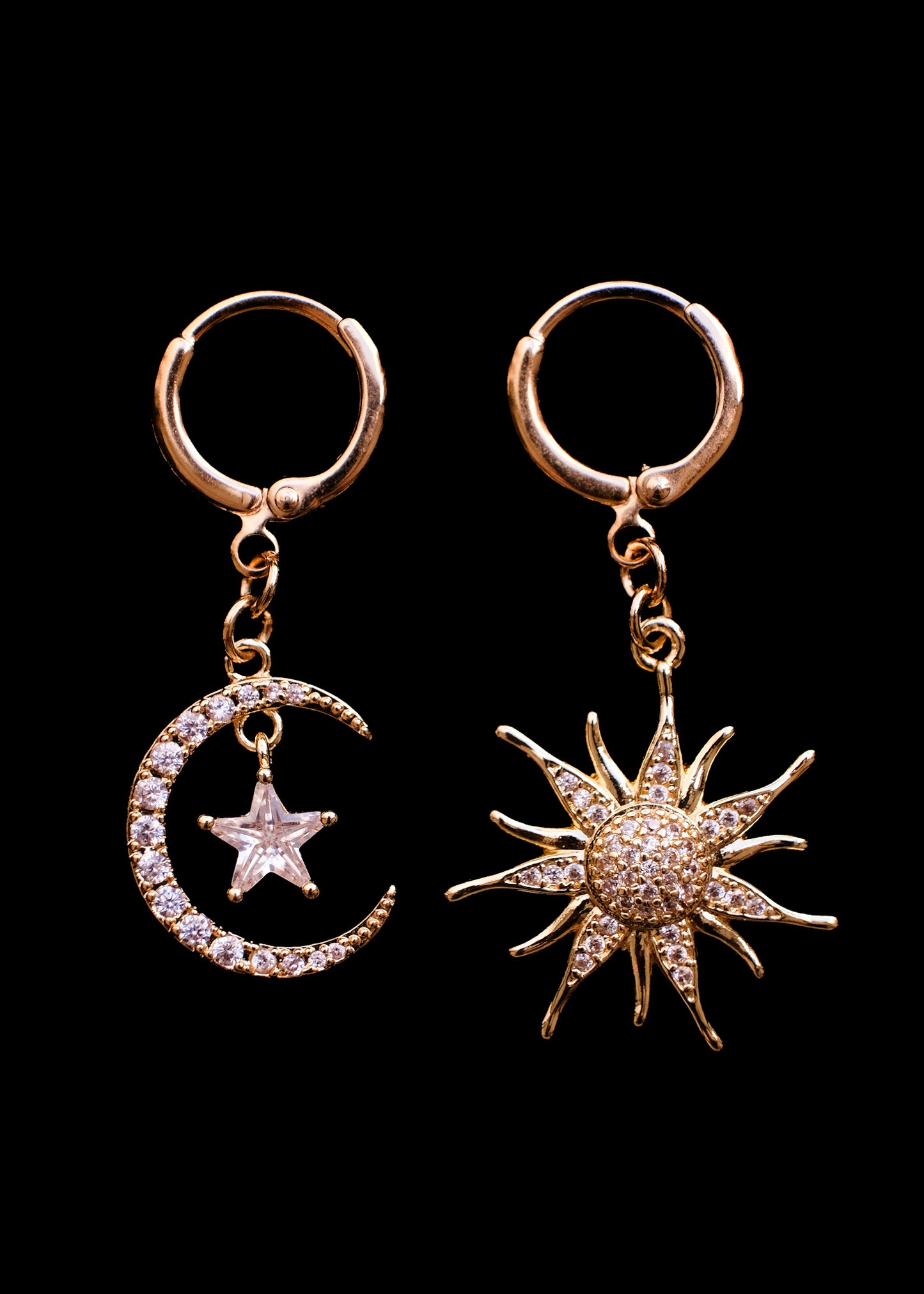 Moonlight And Sun Earrings