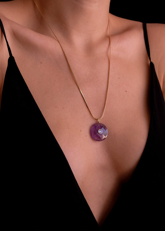 Amethyst Circle Talisman
