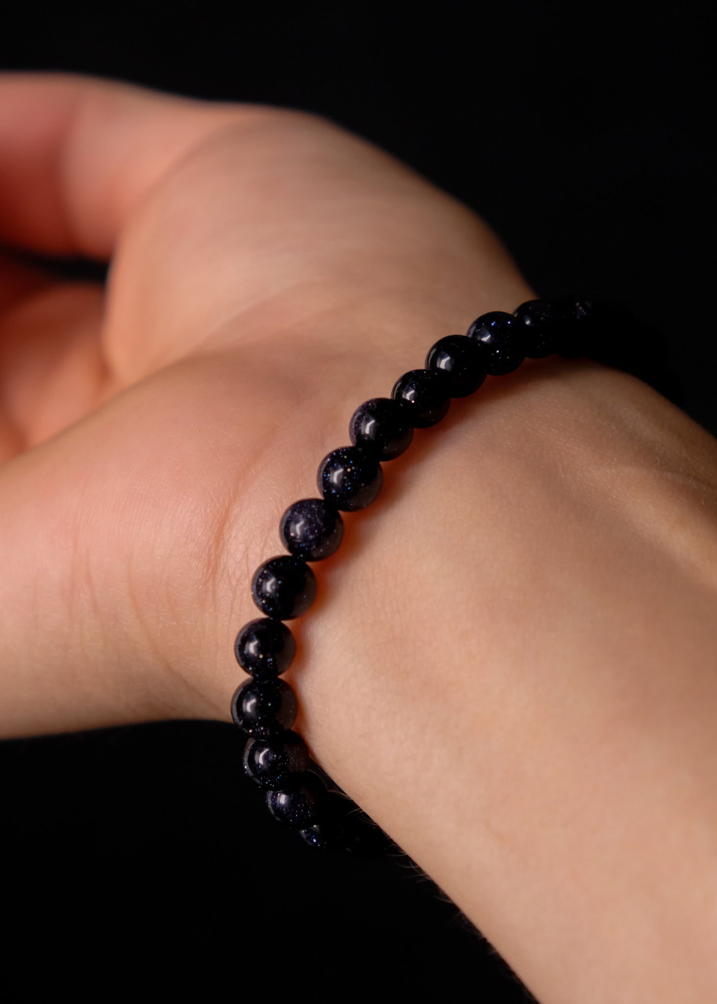 Venturina morada pulsera