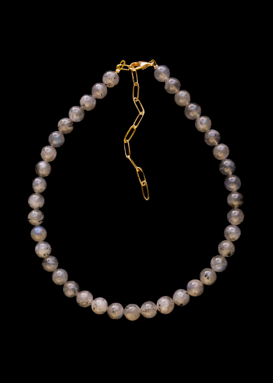 Labradorite stone choker