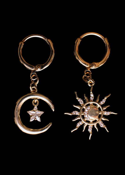 Solar Eclipse Earrings