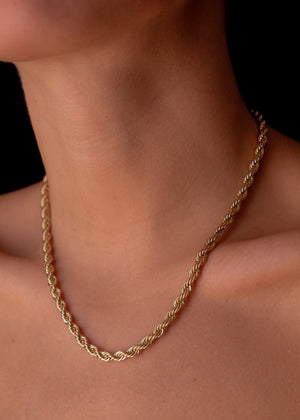 Spiral chain necklace