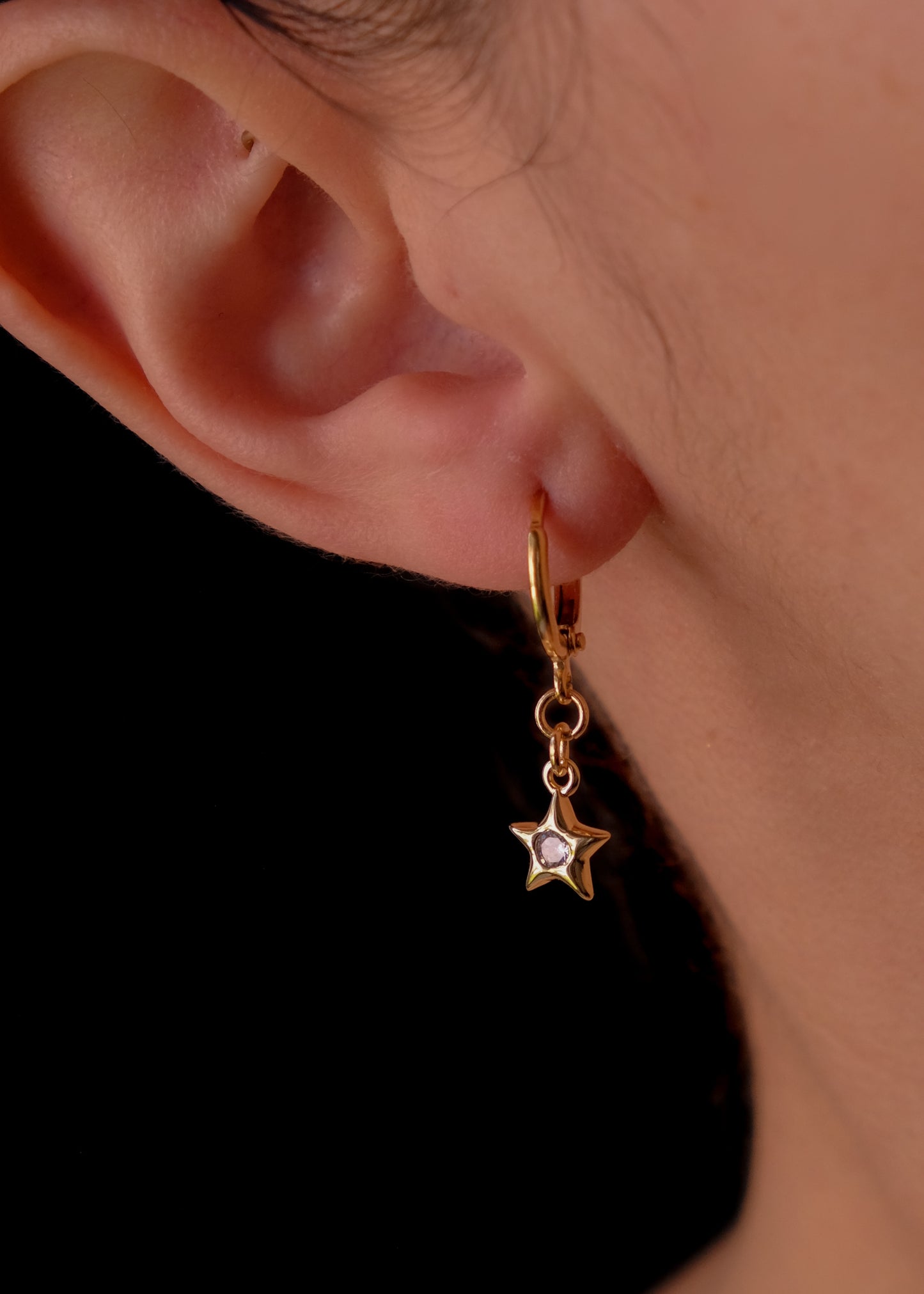 Baby Moon and Star Earrings