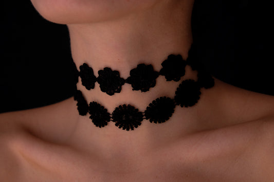 Flowers set choker