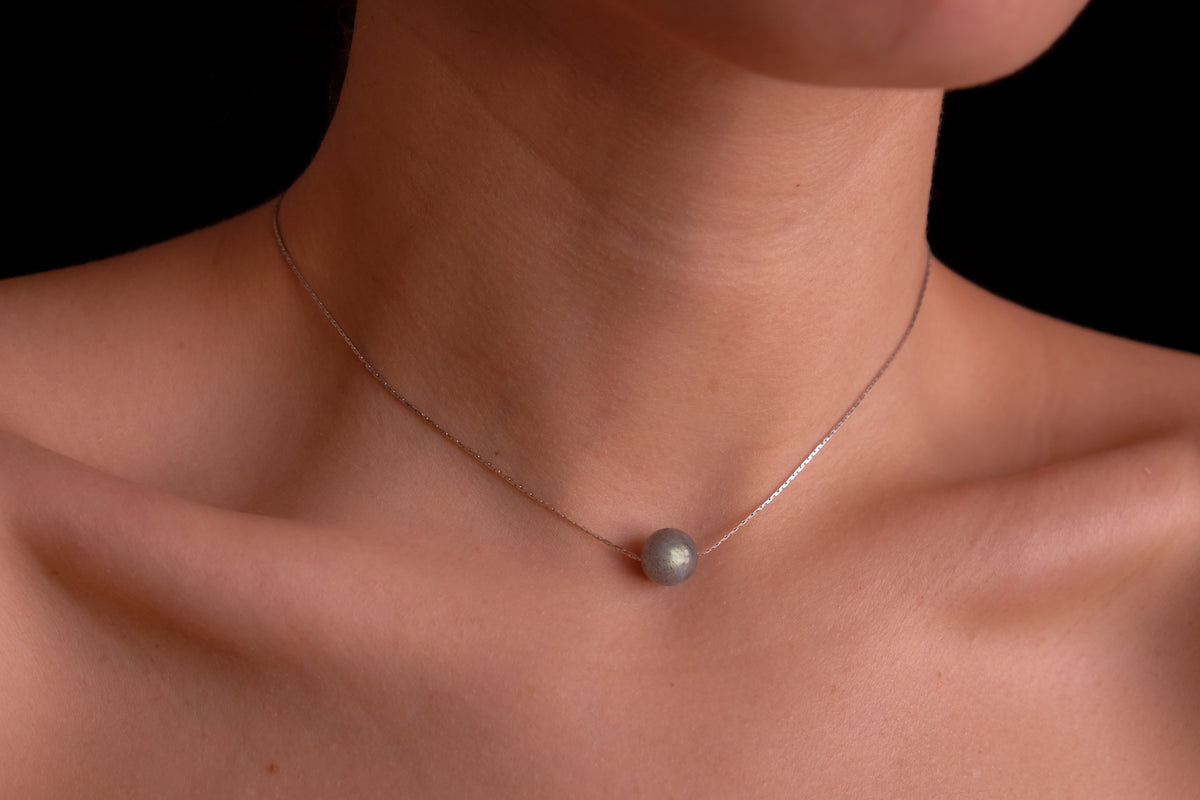 Intuition Orb Silver Choker