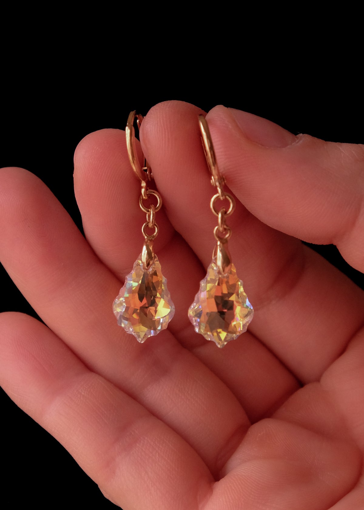 Crystal earrings