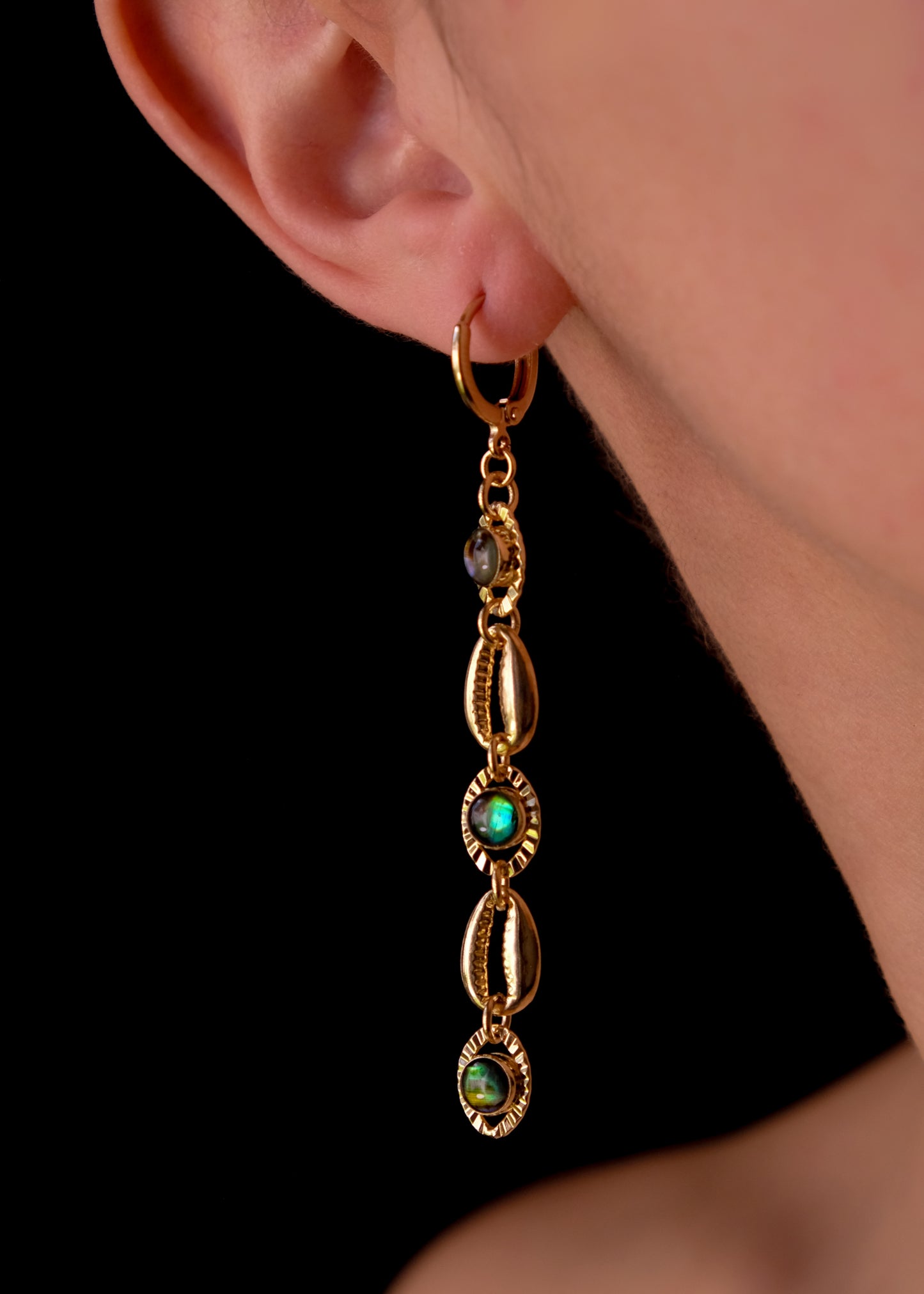 Acid Sea Earrings