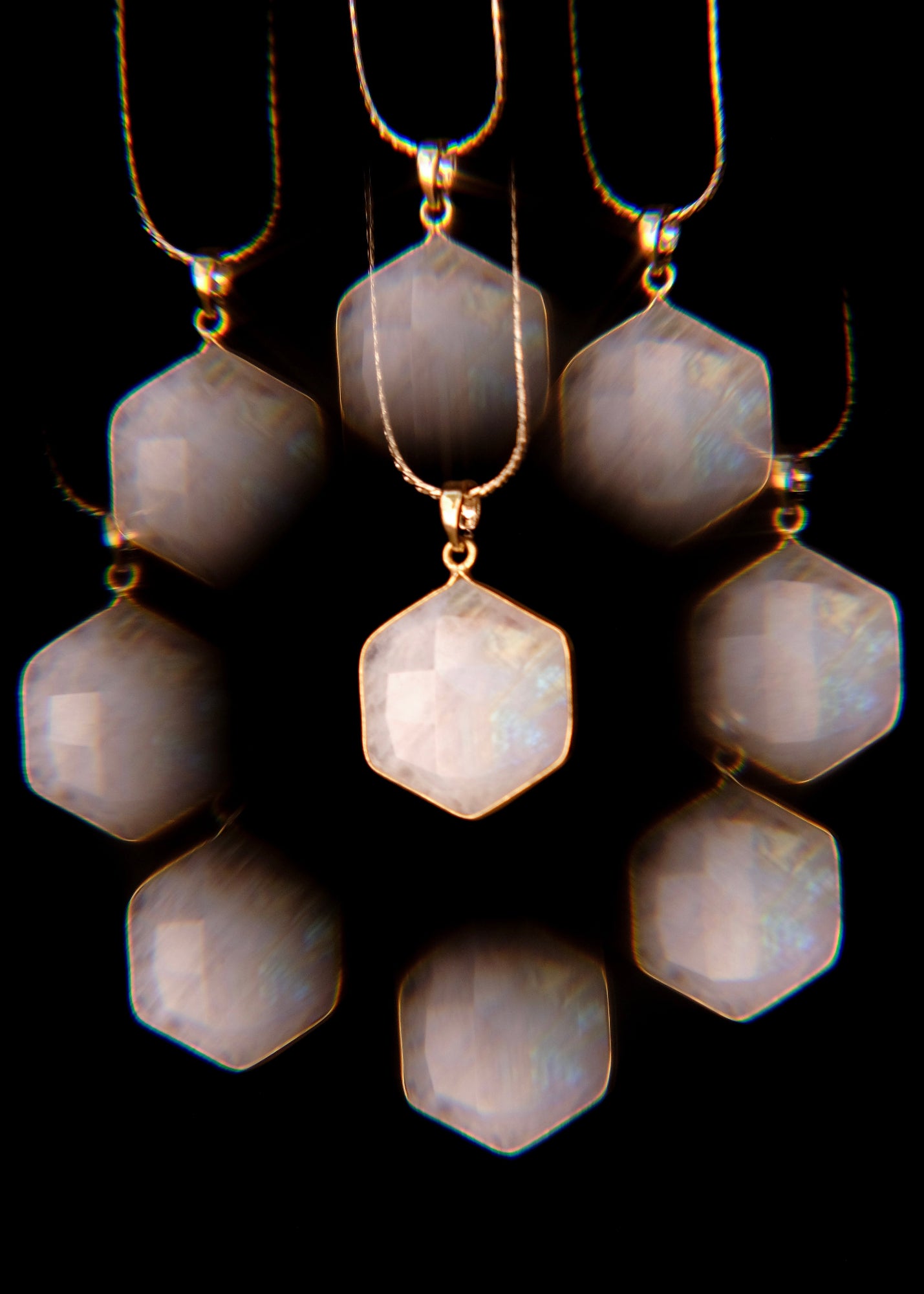 Moon stone hexagon