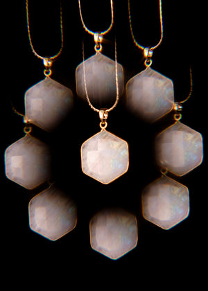 Moon stone hexagon