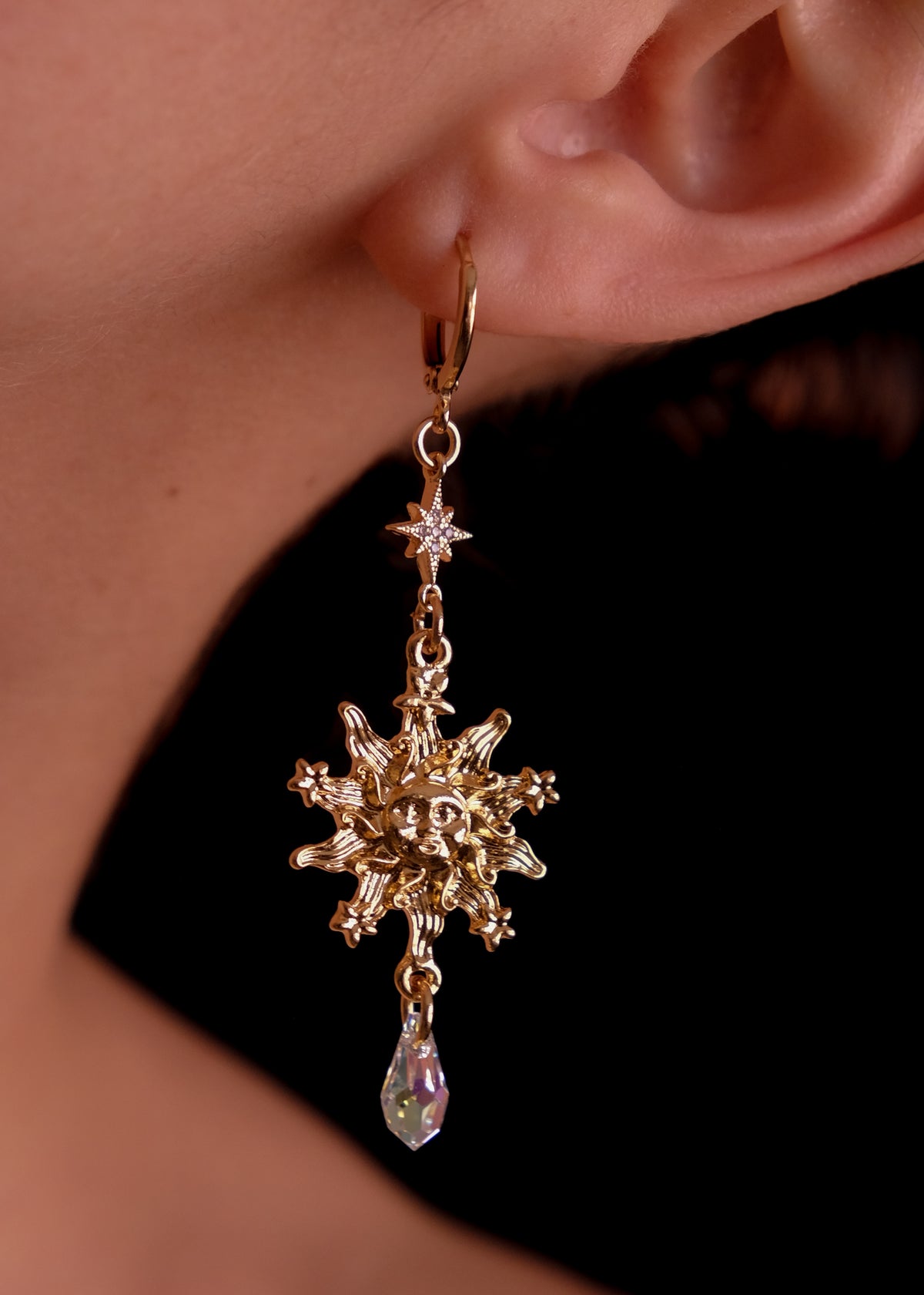 Moon • Sun • Star Earrings