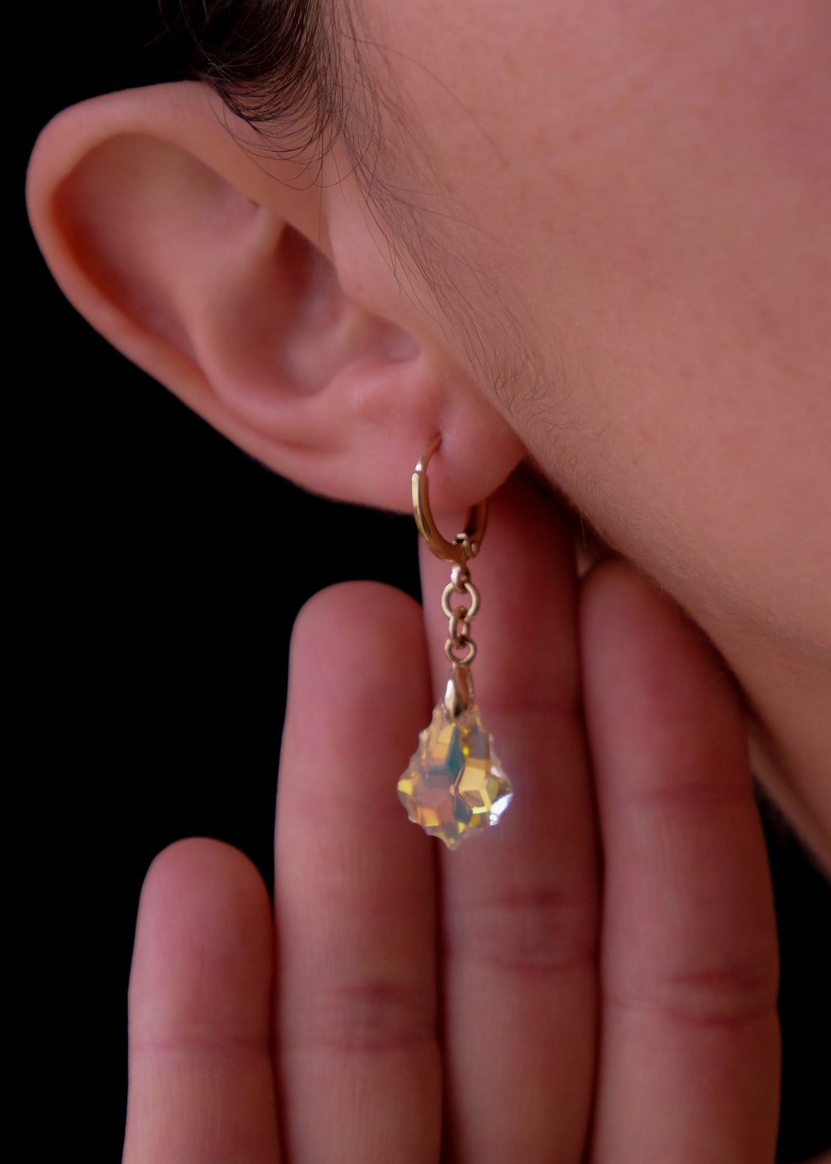 Crystal earrings