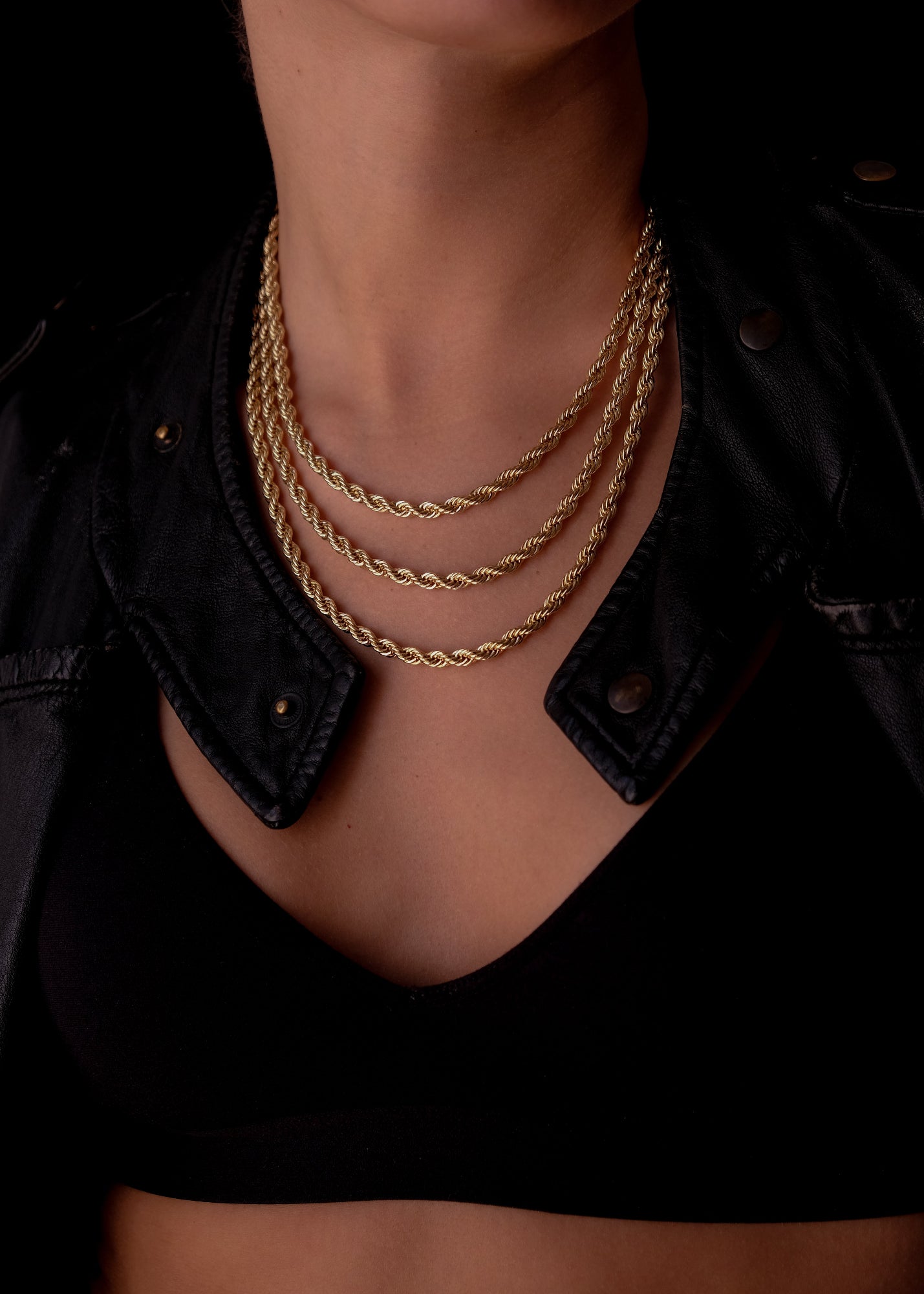 Spiral chain necklace