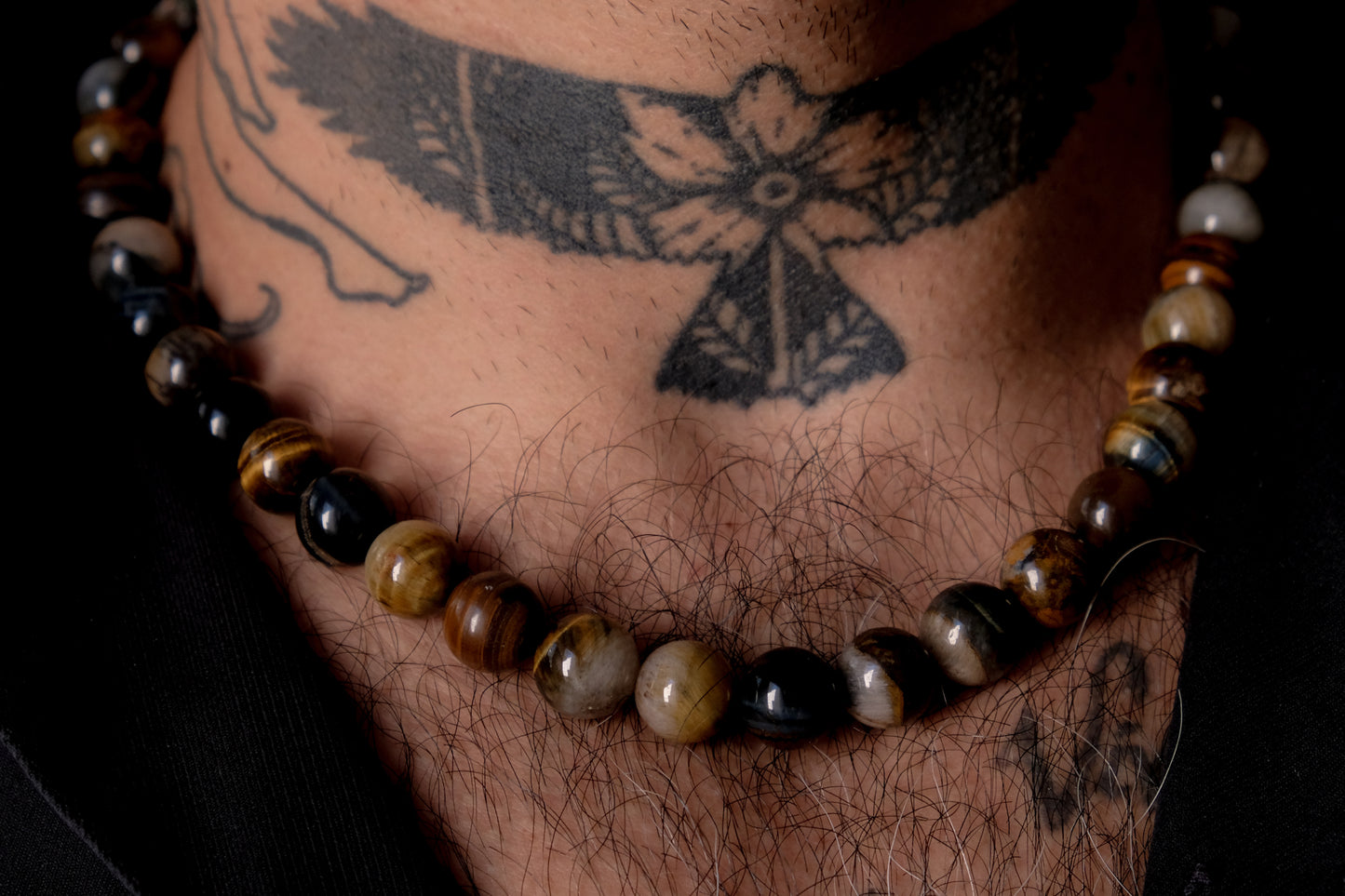 Ojo de tigre mix collar