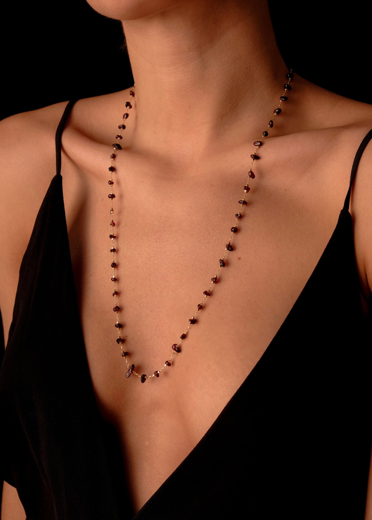 Granate 3 collares set
